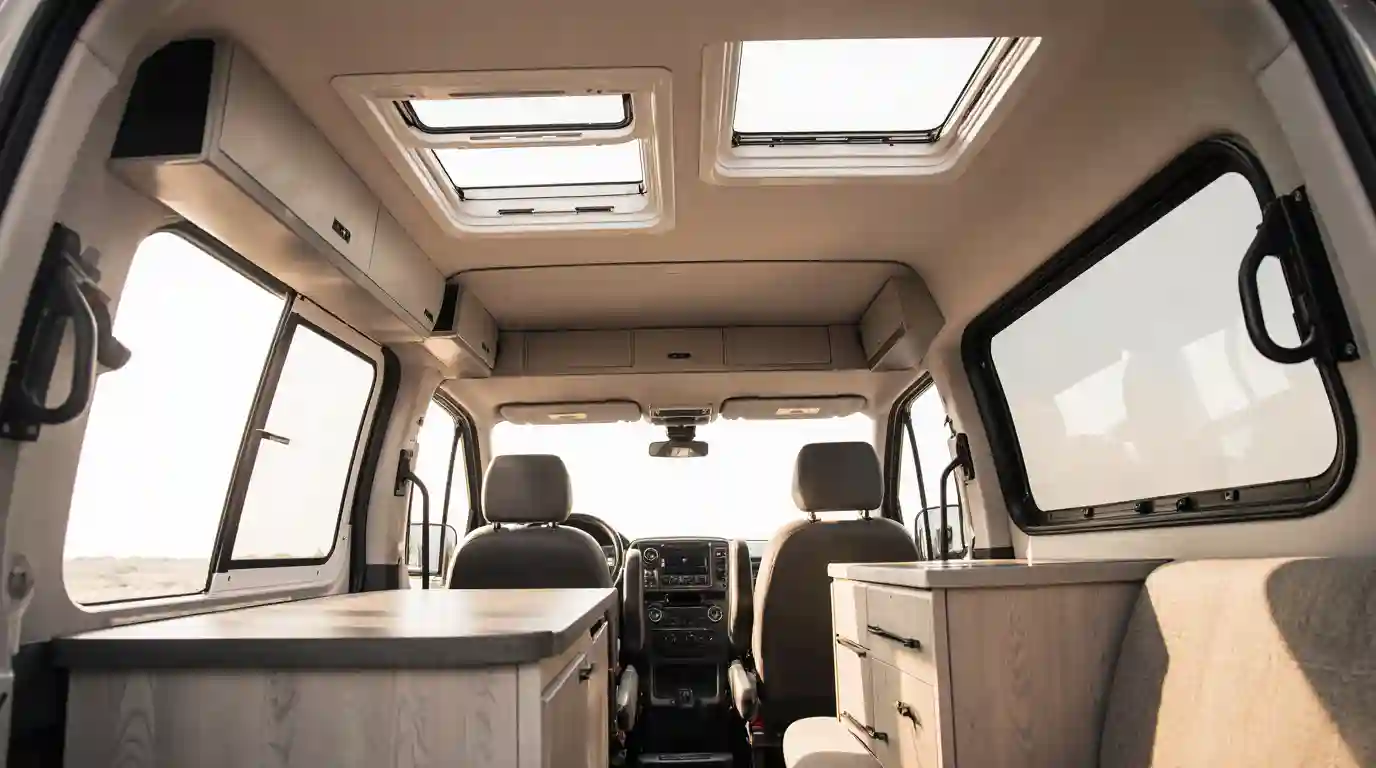 Ventilation fourgon camping-car